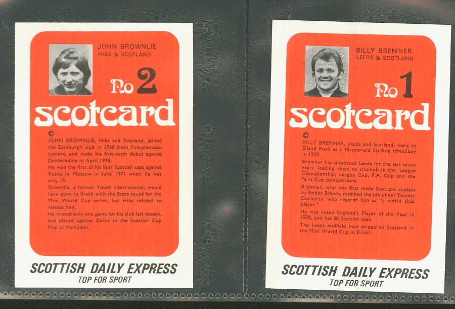 Scottish Daily Express - Scotcard (set of 24)