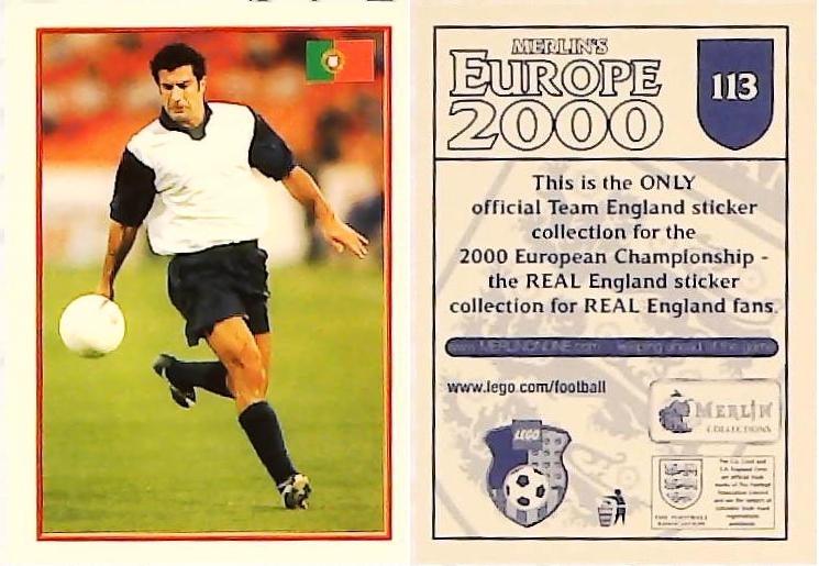 Merlin Europe 2000 Football Stickers Group B 2000 Sticker No 131: Erik Mykland - Vidar Riseth - Norway [DUPLICATE]