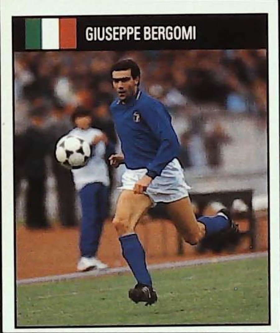 Orbis Italia 90 Football Stickers Blue Back No 26 Giuseppe Bergomi - Click Image to Close
