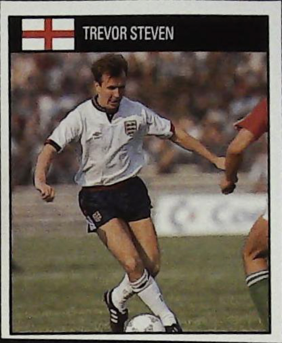 Orbis Italia 90 Football Stickers Blue Back No 49 TREVOR STEVEN