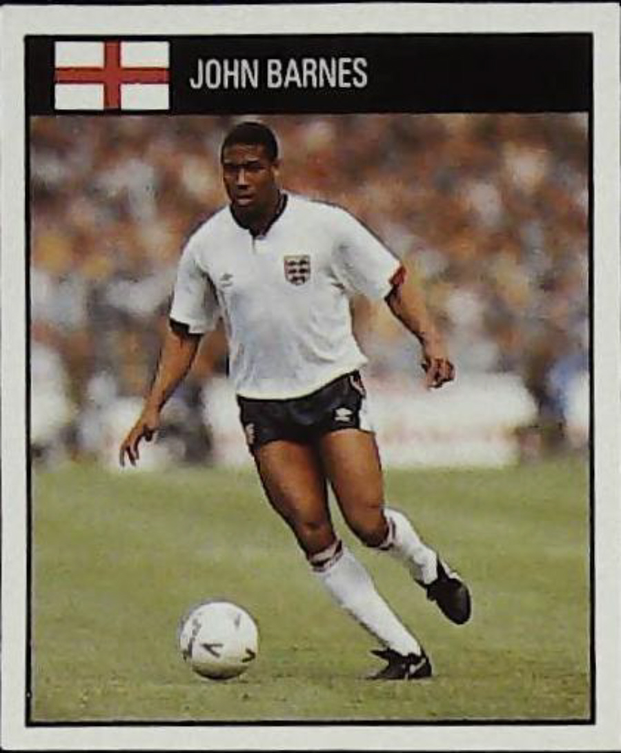 Orbis Italia 90 Football Stickers Blue Back No 51 JOHN BARNES