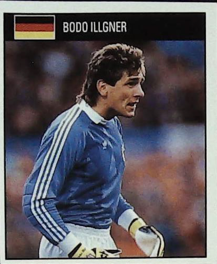 Orbis Italia 90 Football Stickers Blue Back No 64 BODO ILLGNER