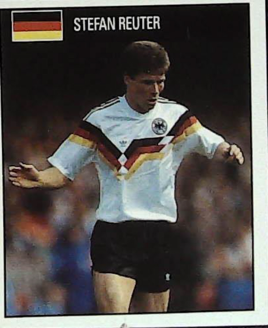 Orbis Italia 90 Football Stickers Blue Back No 66 STEFAN REUTER