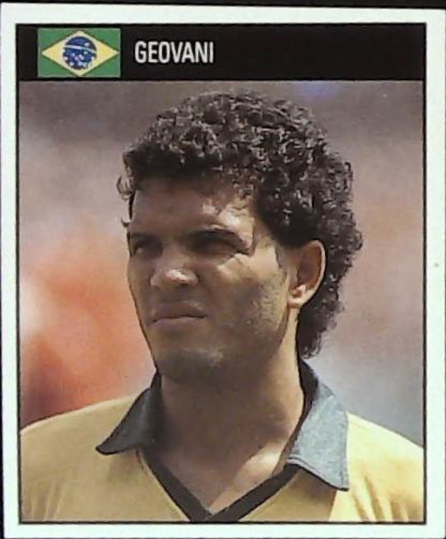 Orbis Italia 90 Football Stickers Blue Back No 92 GEOVANI