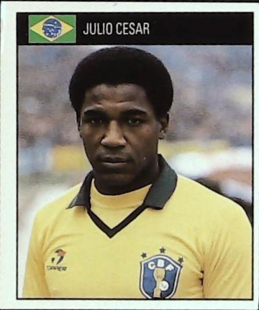 Orbis Italia 90 Football Stickers Blue Back No 98 JILIO CESAR