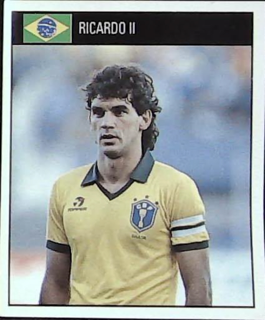 Orbis Italia 90 Football Stickers Blue Back No 99 RICARDO ll