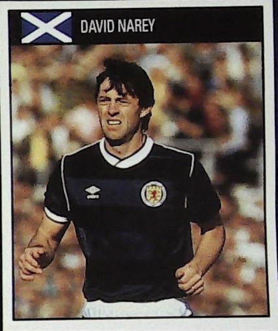 Orbis Italia 90 Football Stickers Blue Back No 118 DAVID NAREY - Click Image to Close