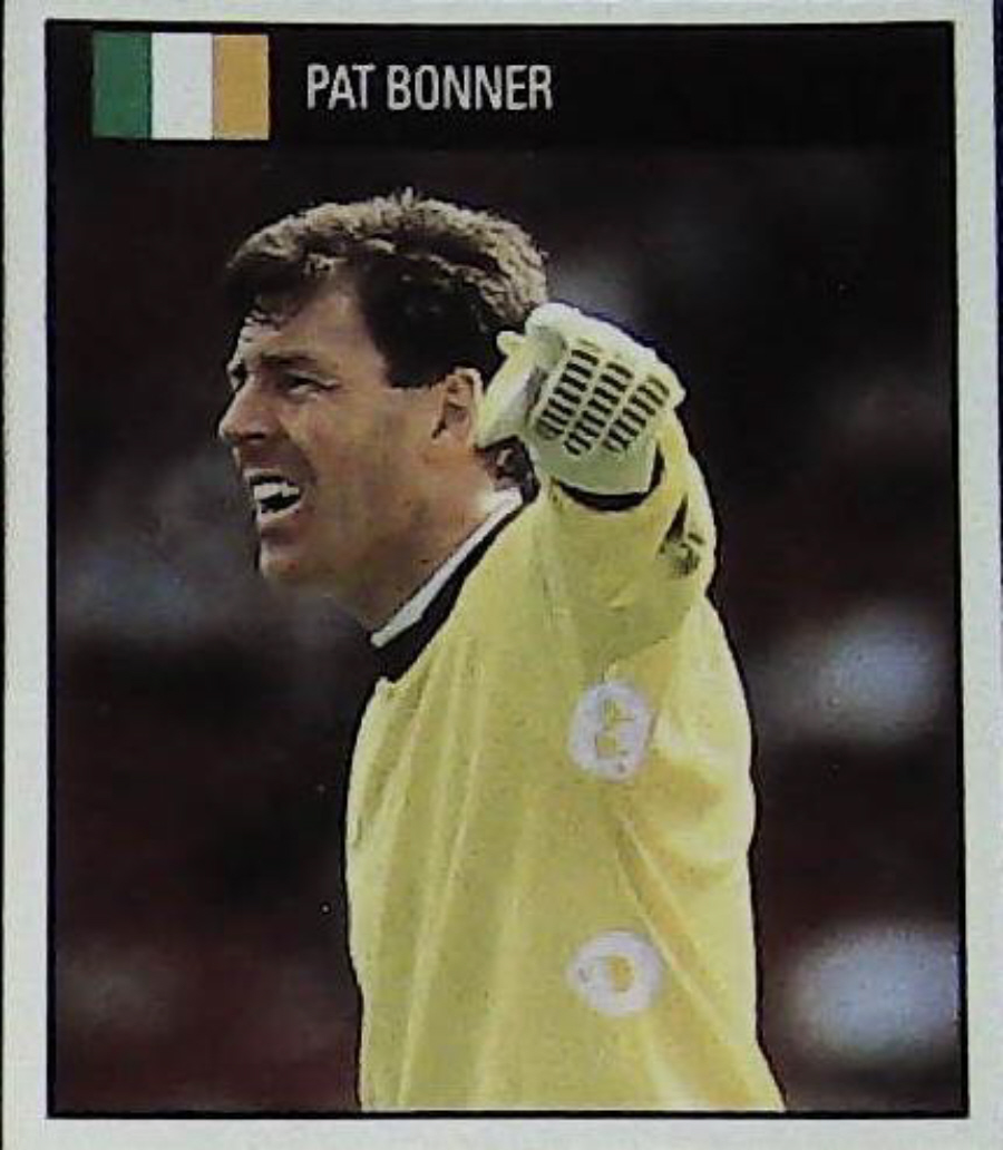 Orbis Italia 90 Football Stickers Blue Back No 169 PAT BONNER