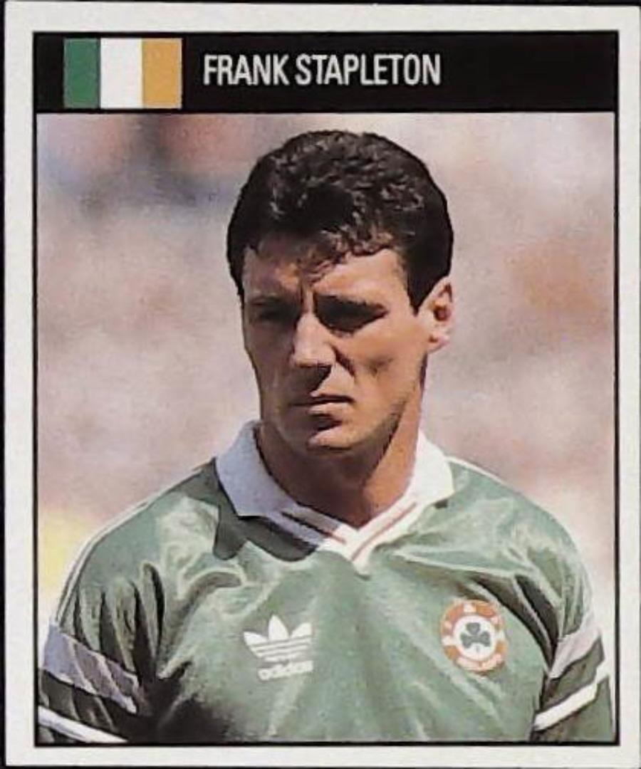 Orbis Italia 90 Football Stickers Blue Back No 179 FRANK STAPLETON