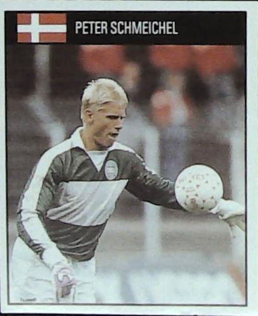 Orbis Italia 90 Football Stickers Blue Back No 190 PETER SCHMEICHEL - Click Image to Close