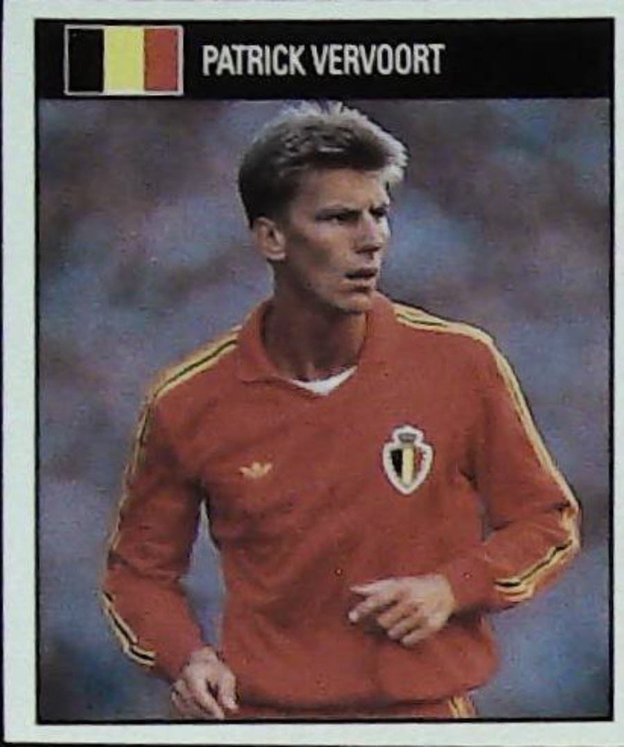 Orbis Italia 90 Football Stickers Blue Back No 234 PATRICK VERVOORT