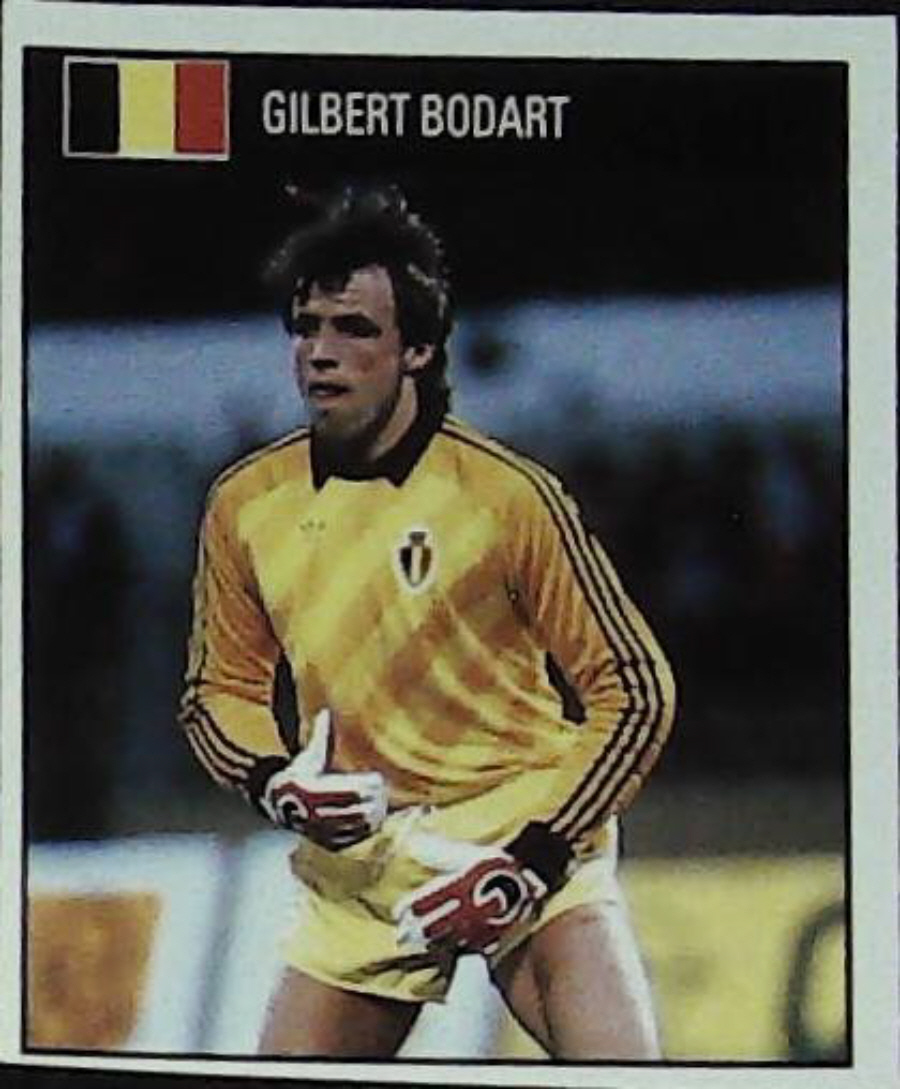 Orbis Italia 90 Football Stickers Blue Back No 243 GILBERT BODART