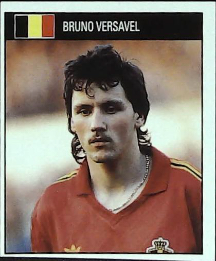 Orbis Italia 90 Football Stickers Blue Back No 246 BRUNO VERSAVEL