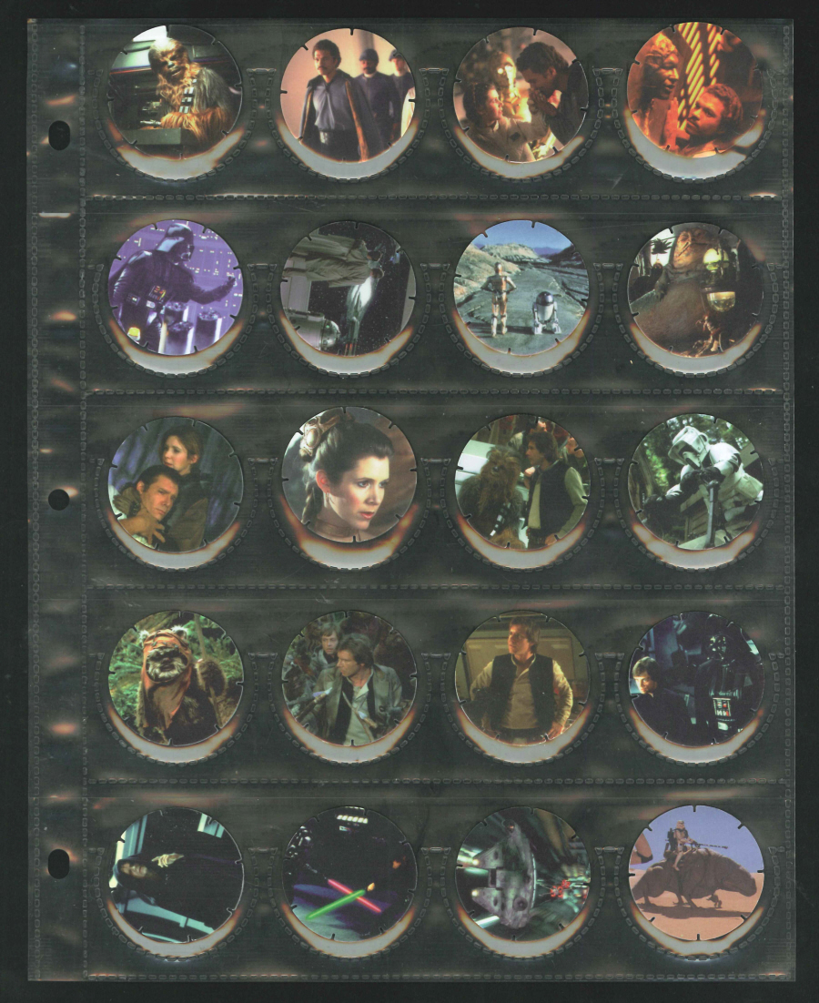 Star Wars Tazo Collection - Complete set of all 50 in Mint condition
