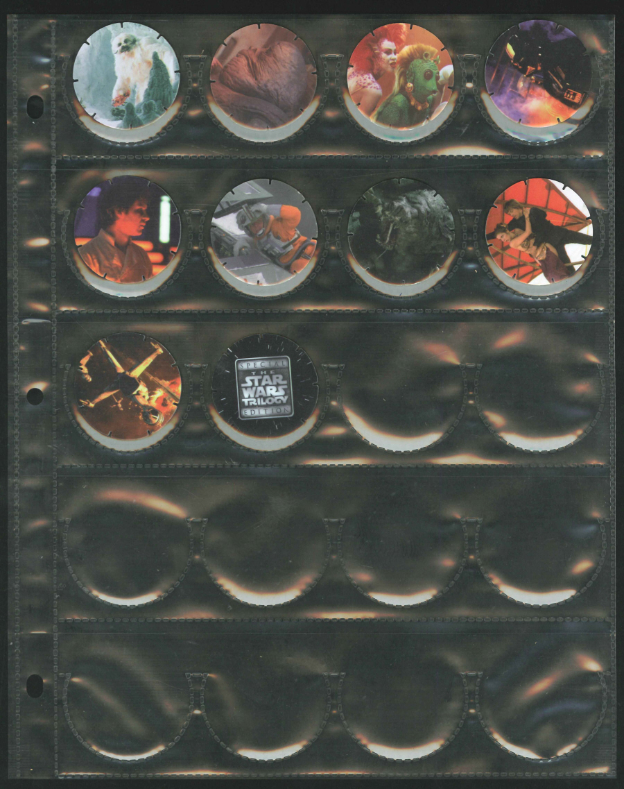Star Wars Tazo Collection - Complete set of all 50 in Mint condition