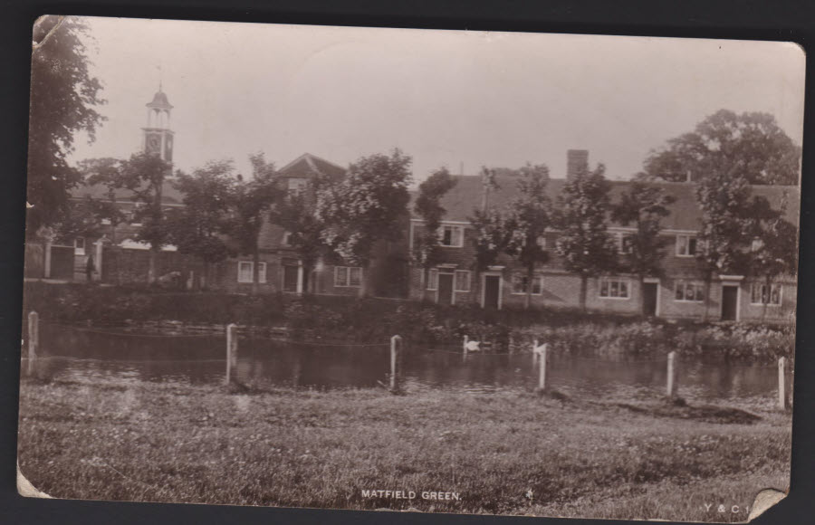 Postcard - Matfield Green, Kent - Real Photo 1916 - Click Image to Close