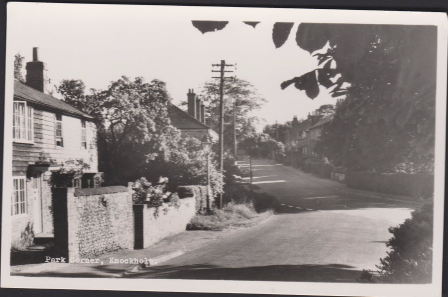 Postcard - Park Corner, Knockholth Kent - Real Photo - Click Image to Close