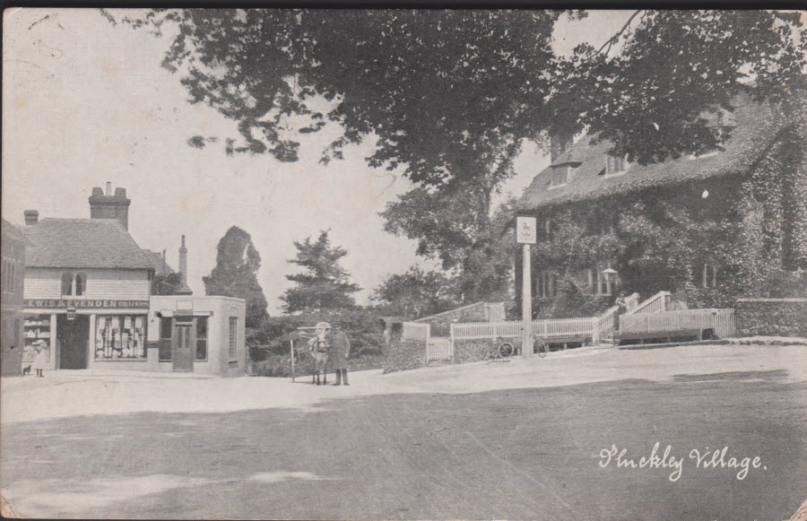 Postcard - Pluckley Village, Ashford Kent - 1905 CDS Pmk - Click Image to Close