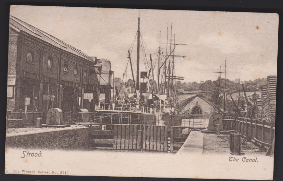 Postcard - The Canal, Strood, Kent - Click Image to Close