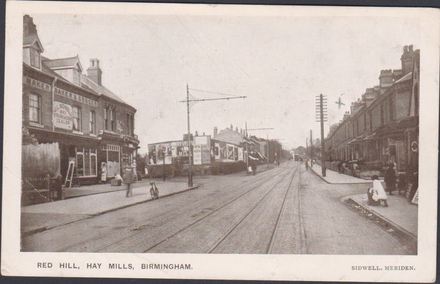 Postcard Birmingham Hay Mills Red Hill - Click Image to Close