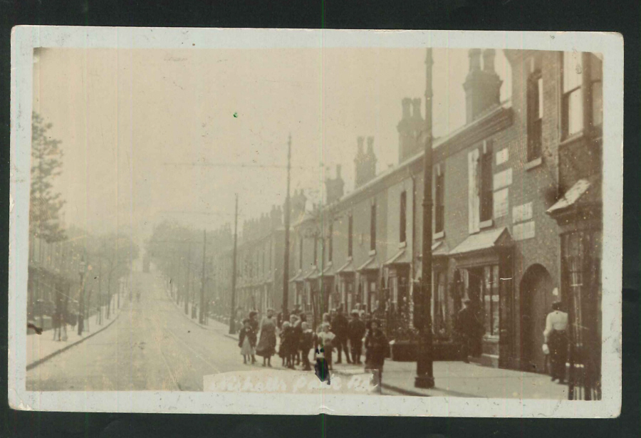 Postcard - Nechells Park Road, Birmingham - 1915 - Real Photo