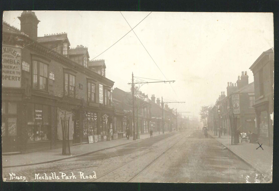 Postcard - Nechells Park Road, Birmingham - 1914 - Real Photo No. 1459