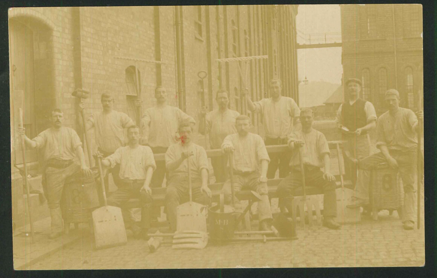 Postcard - Brewery Workers Mitchell & Butlers, Birmingham - c1915 - Real Photo