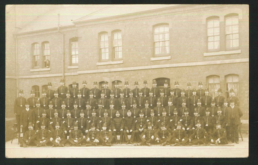Postcard - Birmingham Police Force c1910 Real Photo