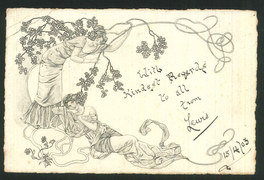 Postcard Greetings -1903