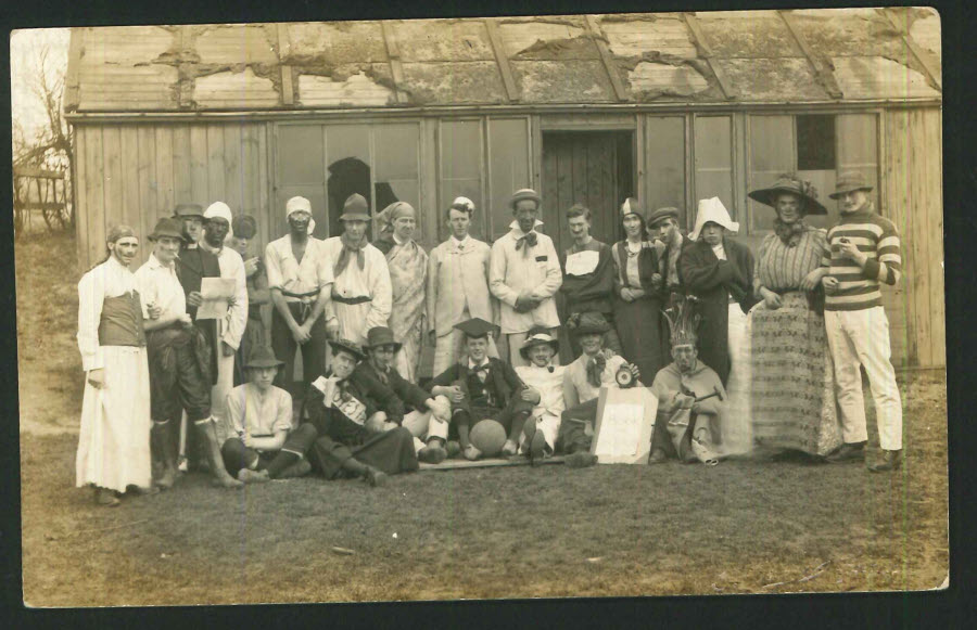 Postcard Real Photo 'Muffs & Duffs' Saltley 1913 - Click Image to Close