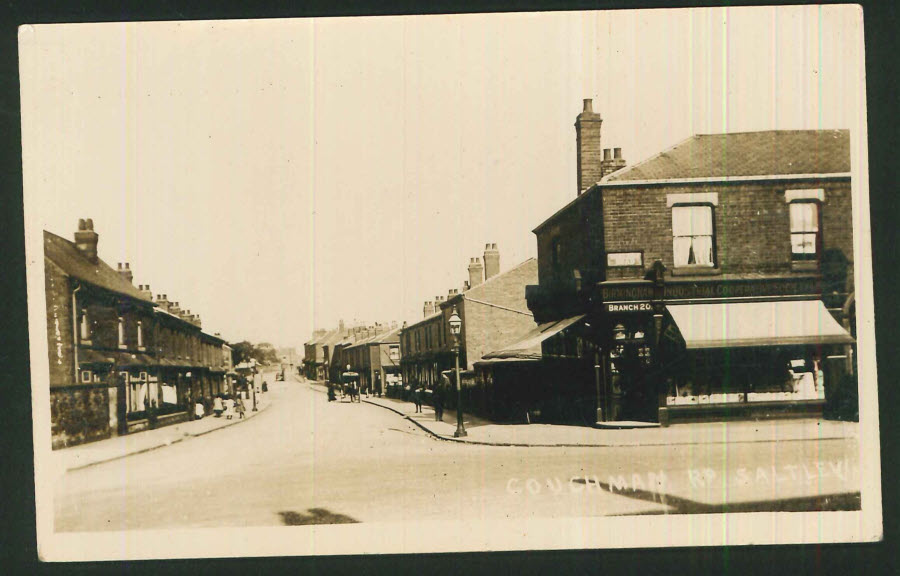 Postcard Real Photo Couchman Road Saltley, Birmingham - Click Image to Close