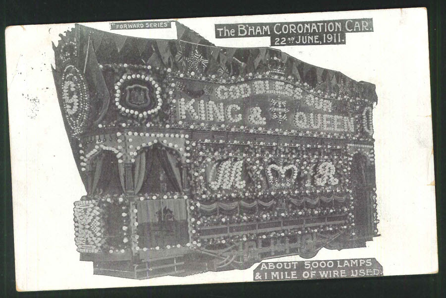 Postcard Royalty Visit King Edward V11 to Birmingham 1911 - Click Image to Close