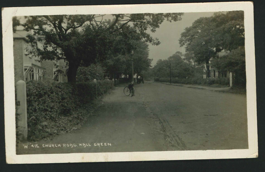 Postcard Church Road, Hall Green, Birmingham