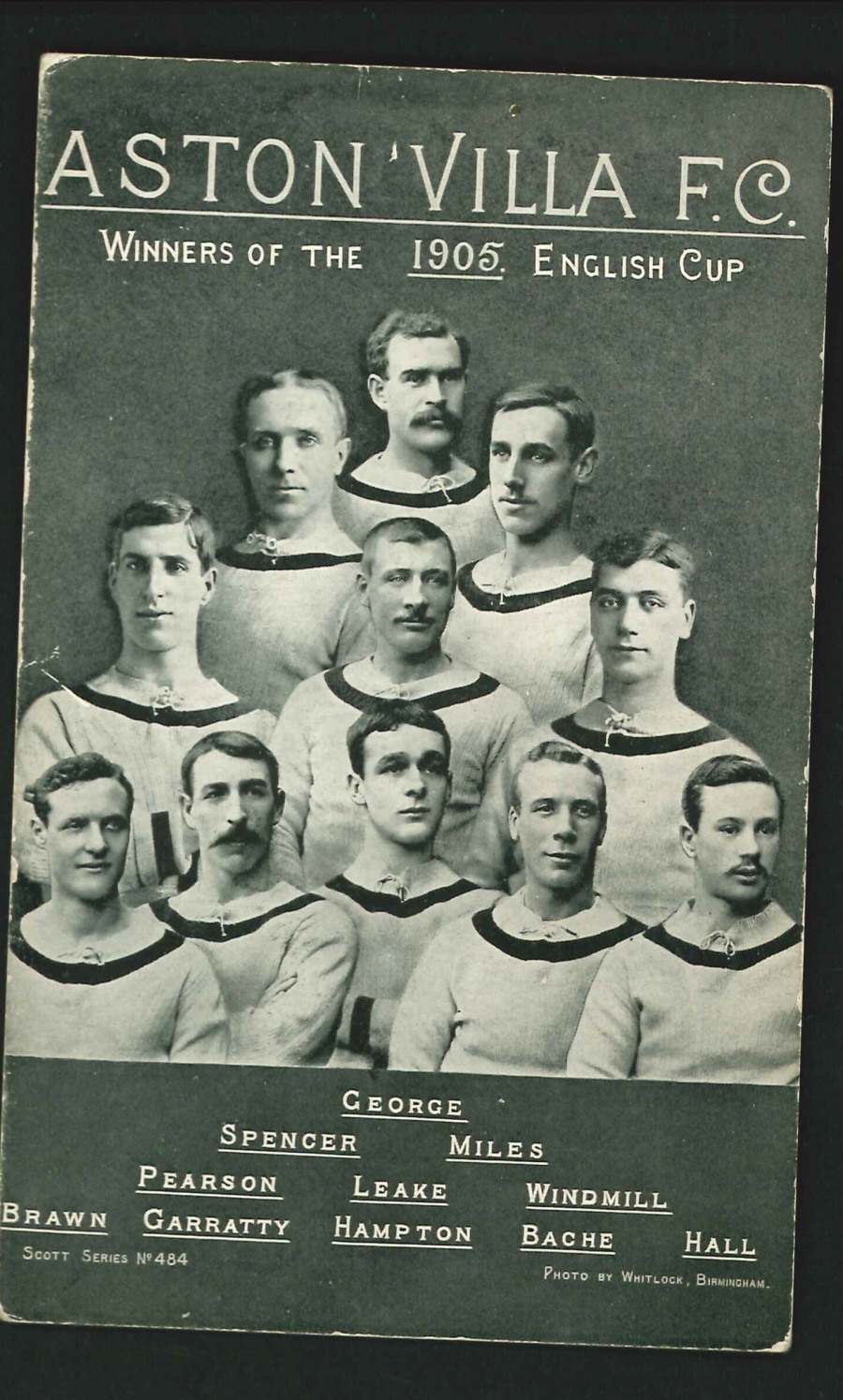 Postcard - Aston Villa Football Club - 1905