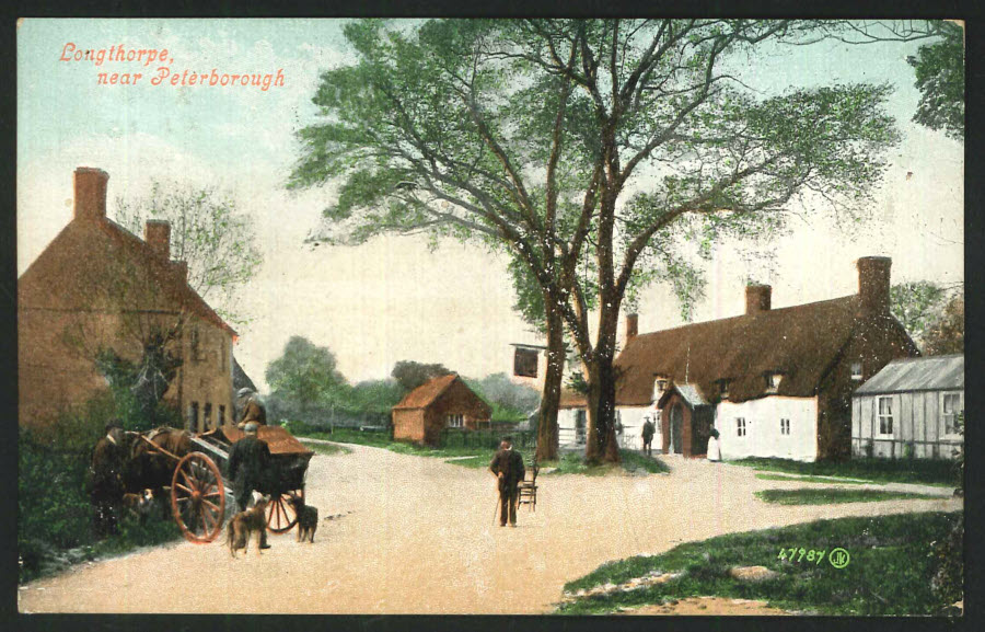 Postcard Northampton - Longthorpe near Peterborough - Click Image to Close