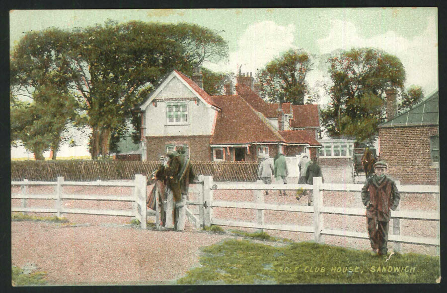 Postcard Kent - Golf Club House, Sandwich