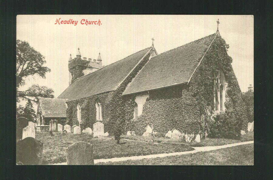 Postcard Hampshire - All Saints Church Headley - Click Image to Close