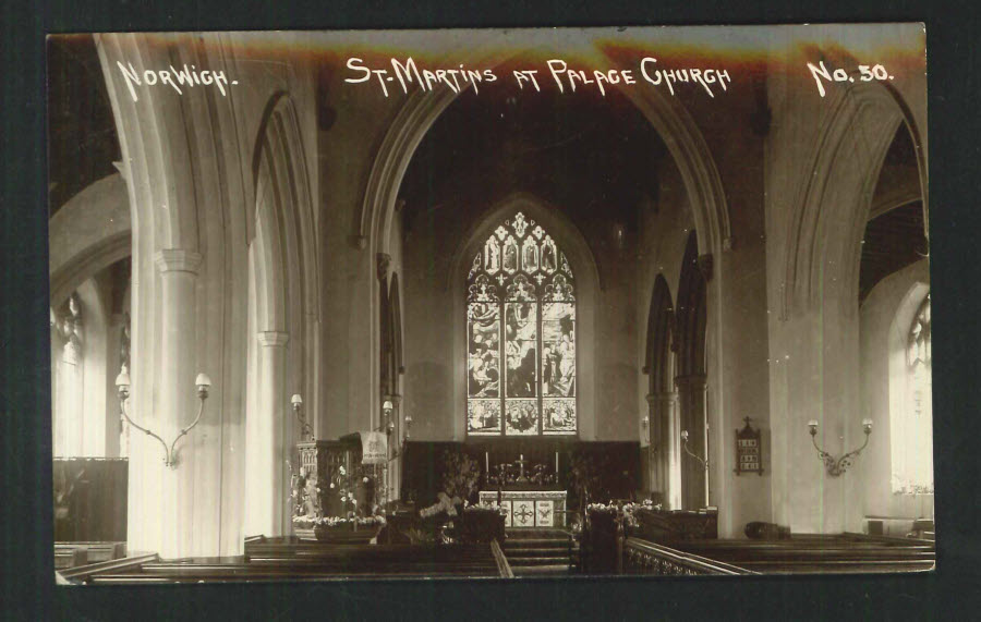 Postcard Norfolk - St Martins at Palace Church, Norwich