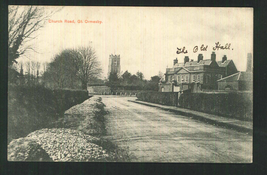 Postcard Norfolk - Church Road,Great Ormesby