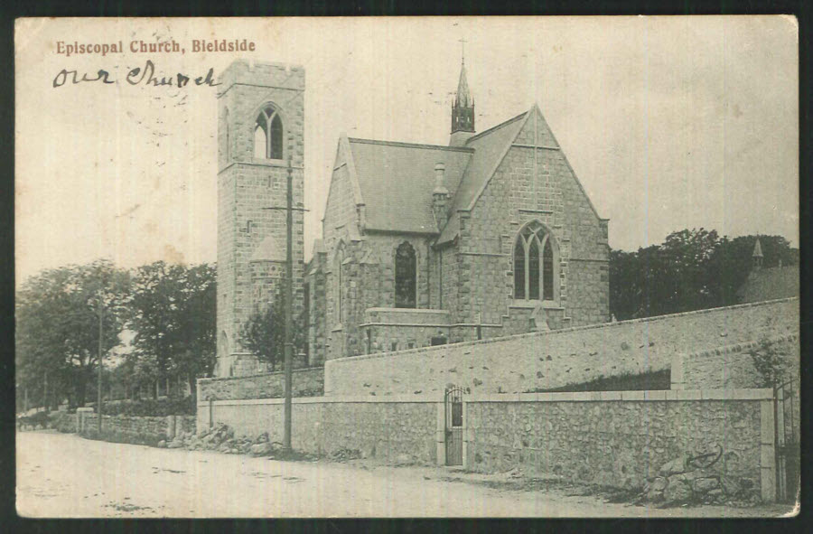 Postcard Scotland - Episcopal Church, Bieldside 1906