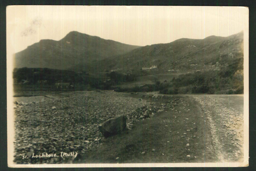 Postcard Scotland - Lochbuie, Mull 1929