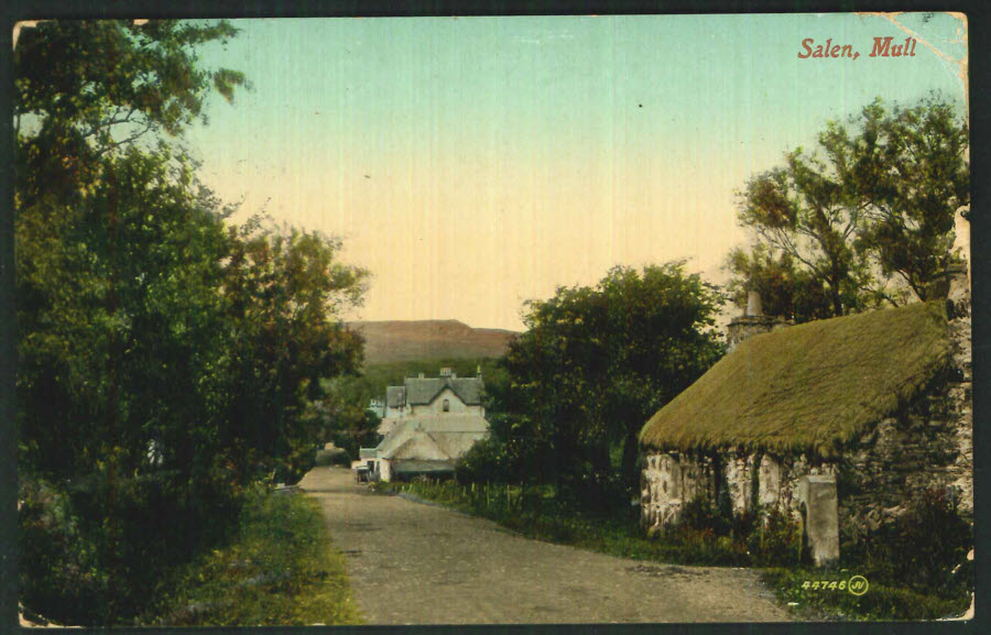 Postcard Scotland - Salen, Mull 1913