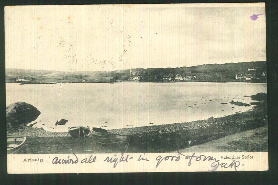 Postcard Scotland - Arisaig, Inverness 1904