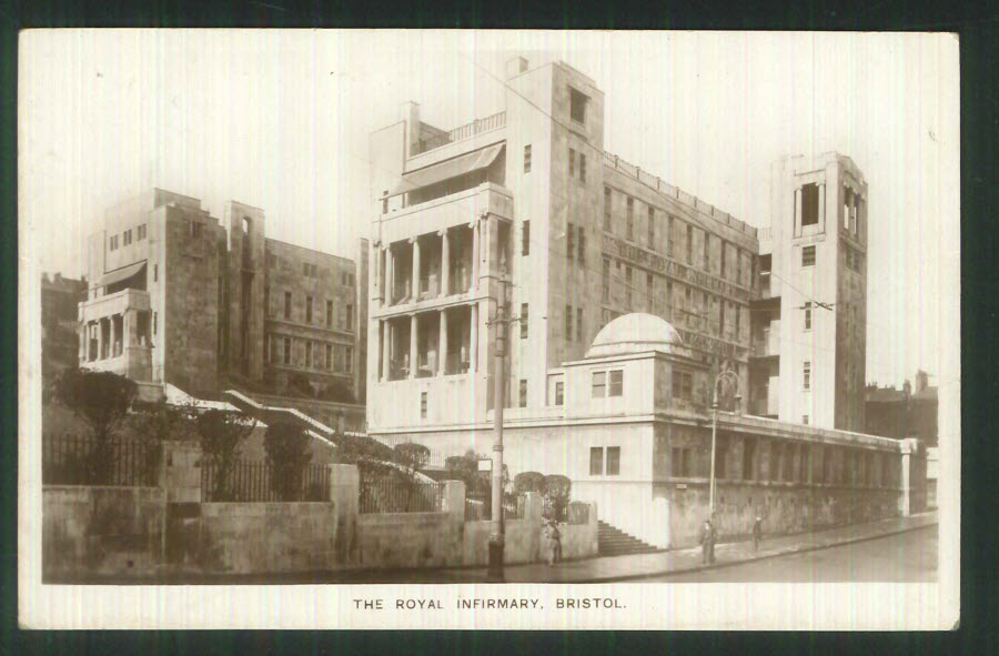 Postcard Gloucestershire - Royal Infirmary, Bristol 1926 - Click Image to Close