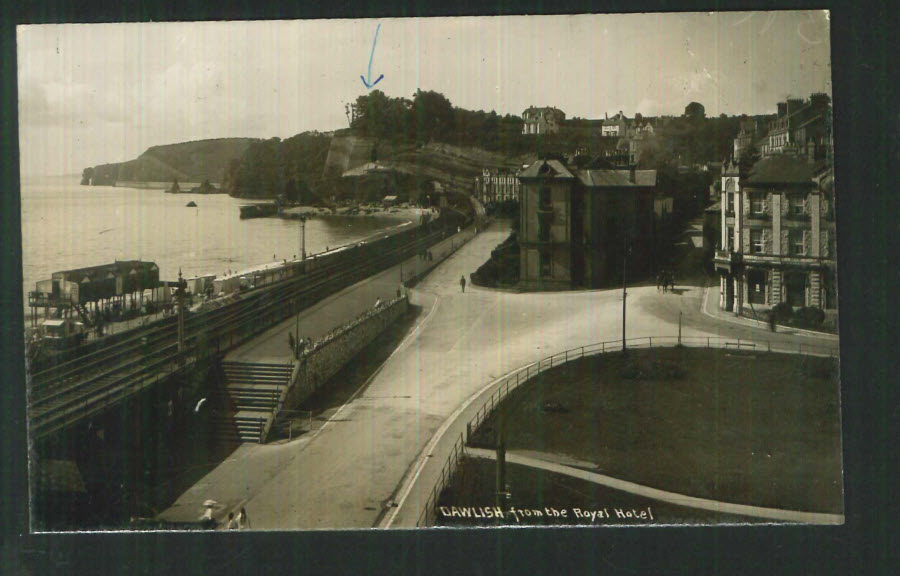 Postcard Devon - Dawlish from the Royal Hotel - Click Image to Close