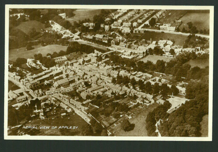 Postcard Lincolnshire - Aerial View of Appleby Real Photo - Click Image to Close