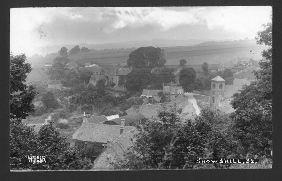 Postcard Worcestershire - Snowshill 1948