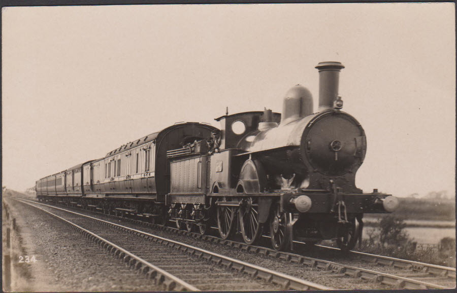 Postcard - Railways - Morecambe to Lancaster at Morecambe Junction