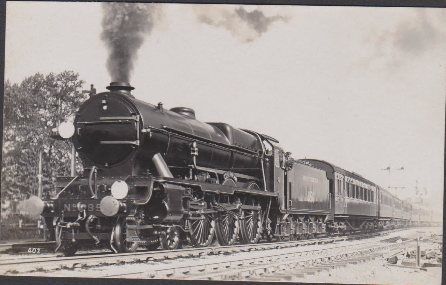 Postcard - Railways - Lord Nelson Continental Boat Express at Victoria