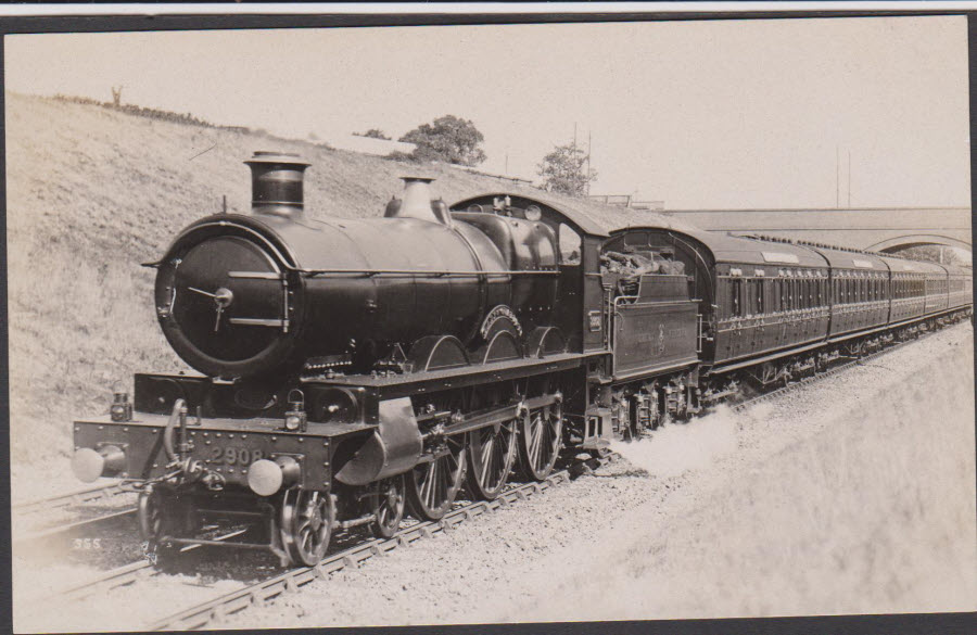 Postcard - Railways - Down Birmingham Lady of Quality at Park Royal